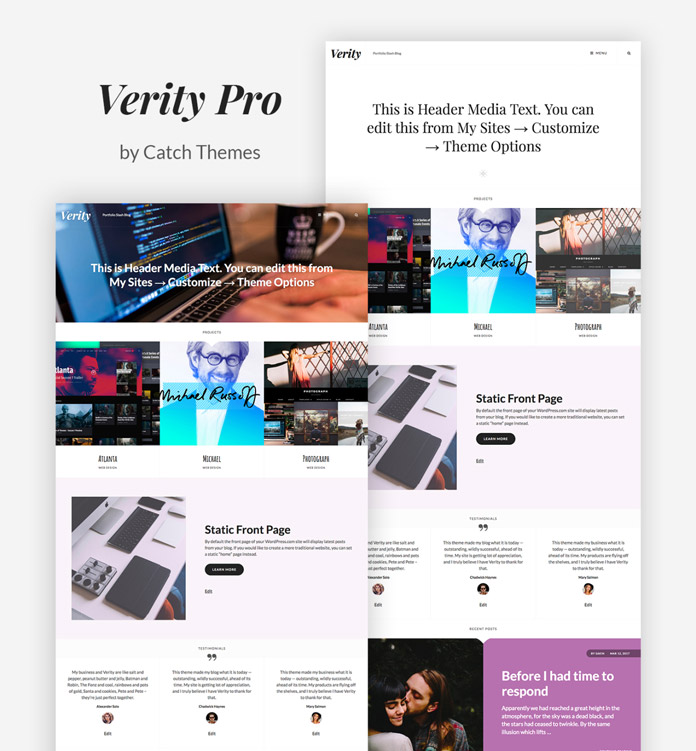 Verity WordPress Theme