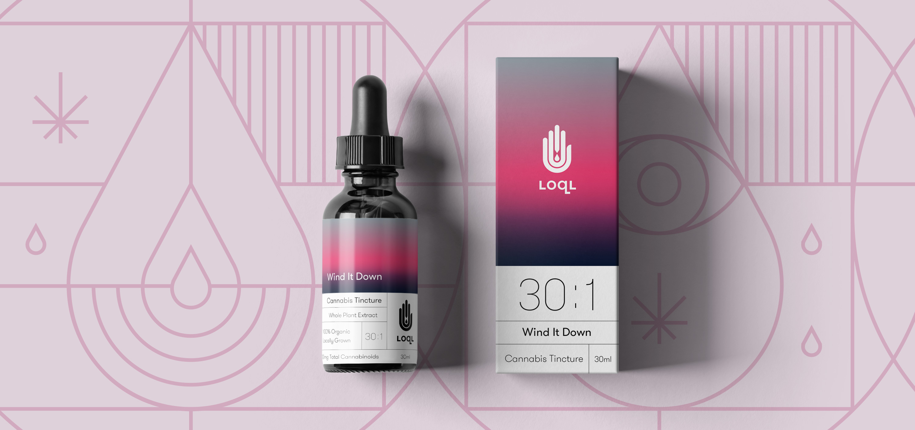 LOQL cannabis concentrates brand identity and packaging by TRÜF.