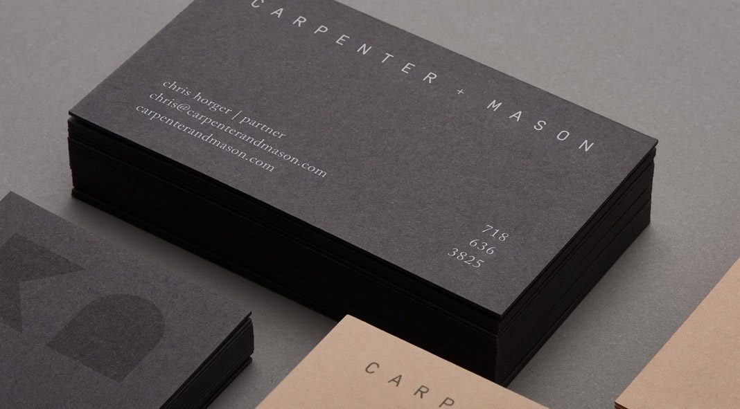 CARPENTER + MASON brand identity by LMNOP Creative.