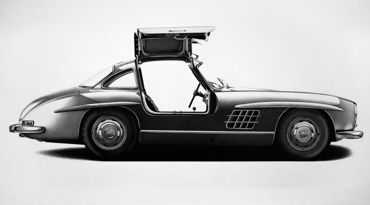 Classic Car Drawings by Alessandro Paglia