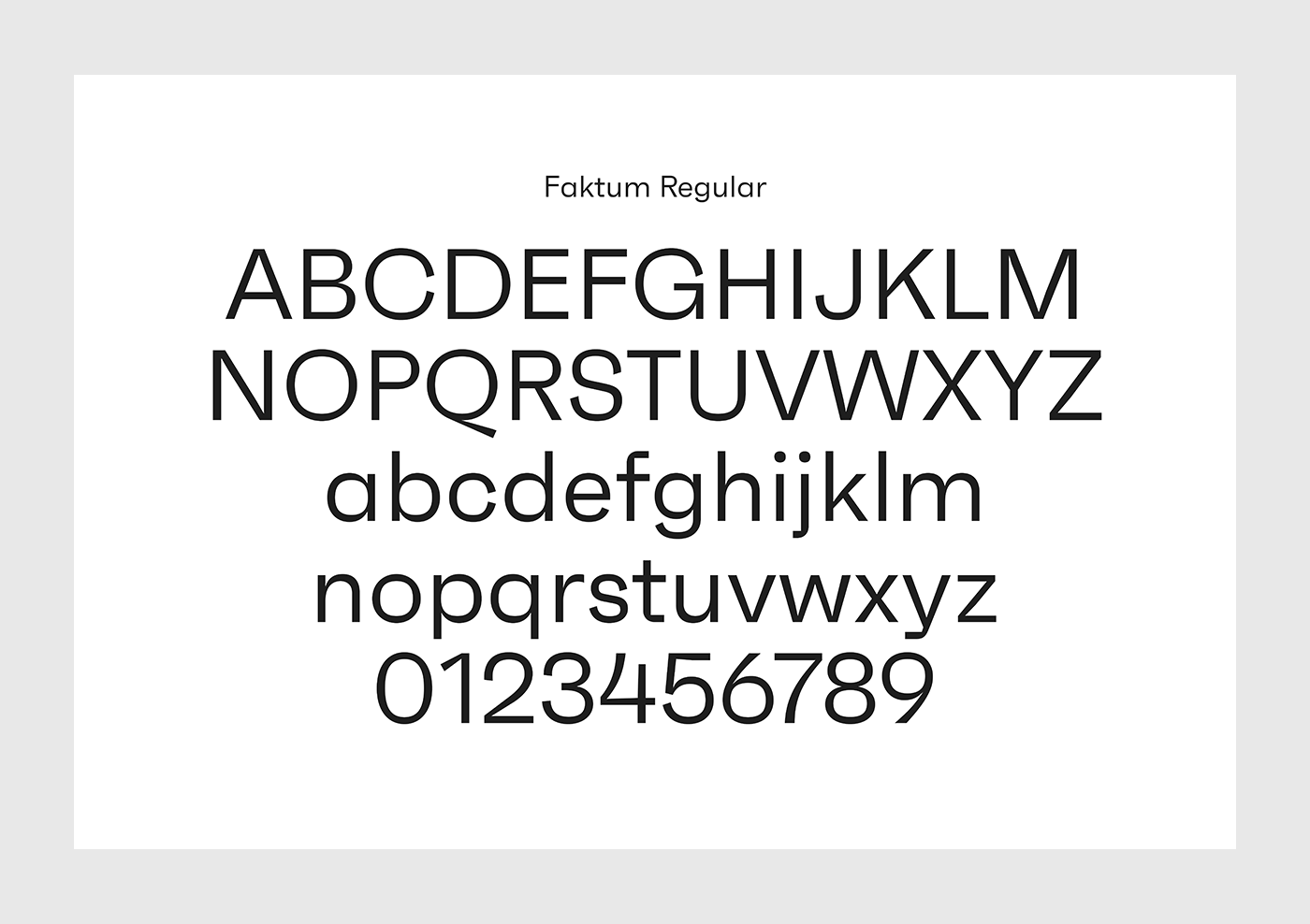 Faktum font family by René Bieder.
