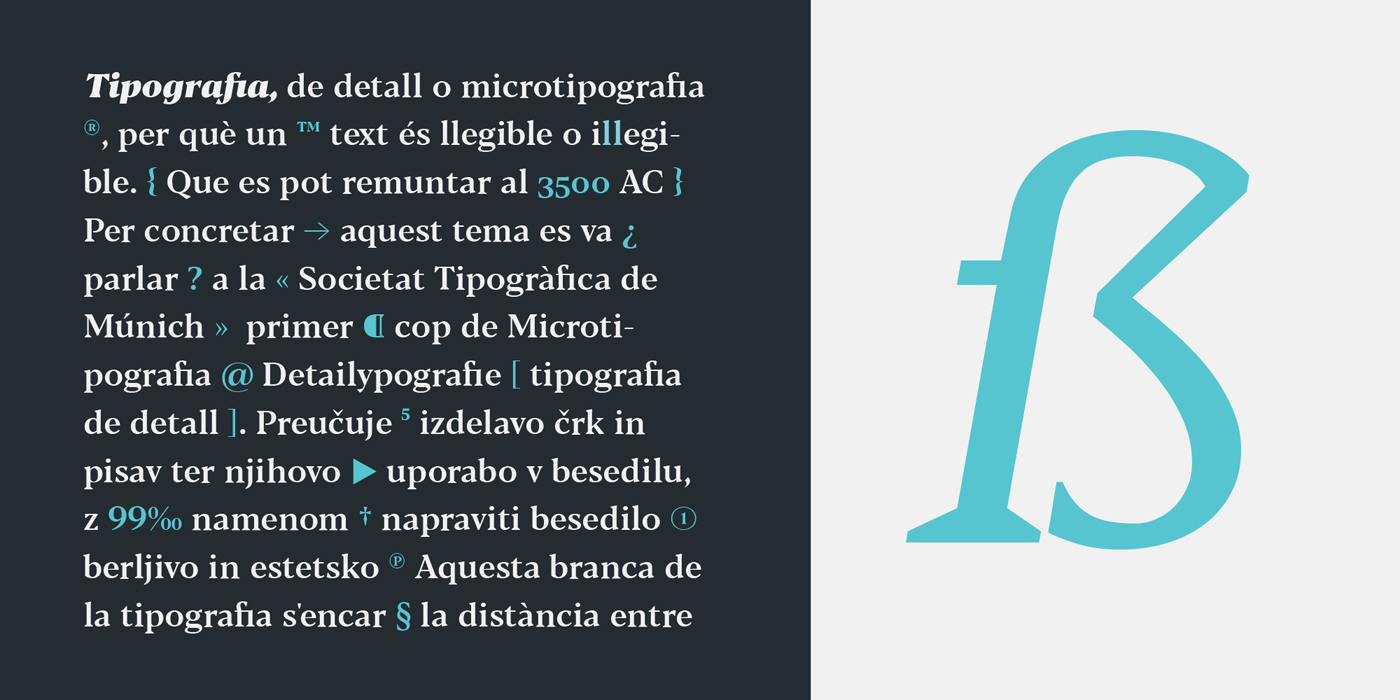 Blacker text family with two free fonts from Zetafonts Type Foundry.