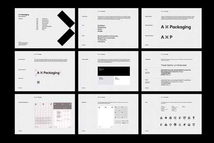 A X P corporate identity by URFD