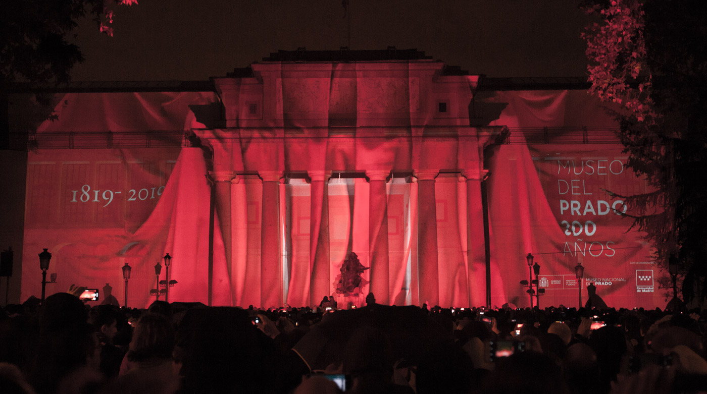Prado Museum 200 years - 3D Projection Mapping by Onionlab