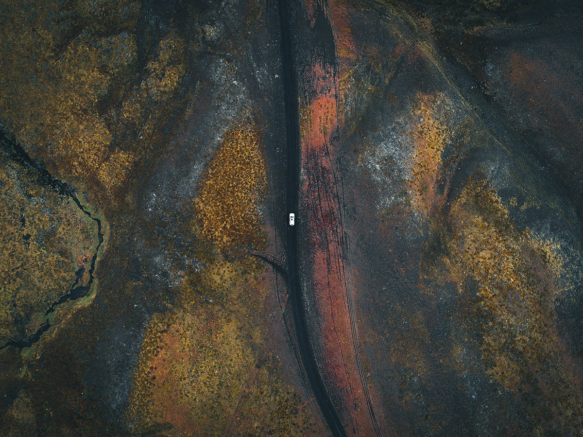 The Long Journey - drone travel photography by Kevin Krautgartner