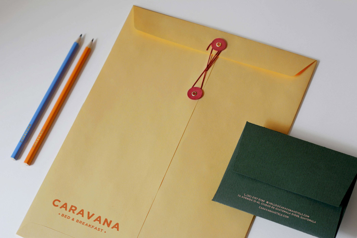 CARAVANA Bed & Breakfast branding by Panel Studio