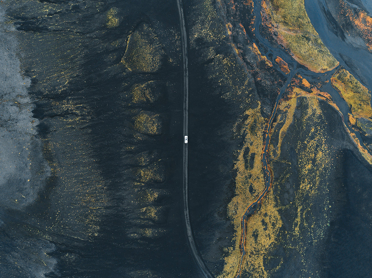 The Long Journey - drone travel photography by Kevin Krautgartner