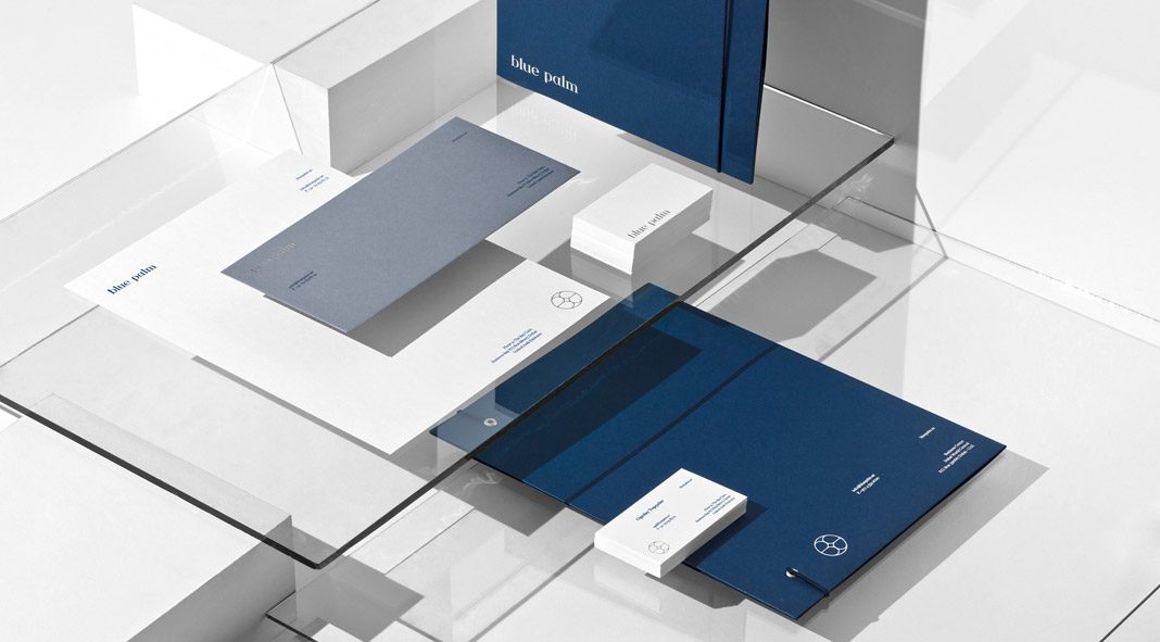 Graphic design and branding by Sabbath Studio for financial company Blue Palm