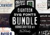 Handcrafted SVG Fonts Bundle