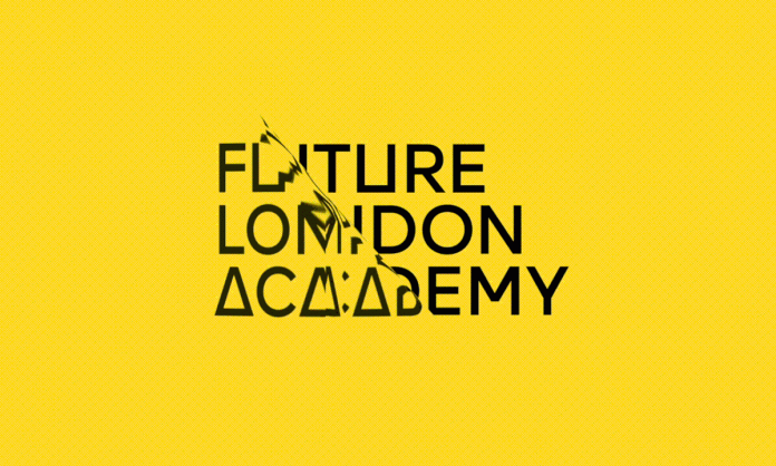 Future London Academy rebranding by ONY agency in collaboration with Michael Wolff and Oliver St John