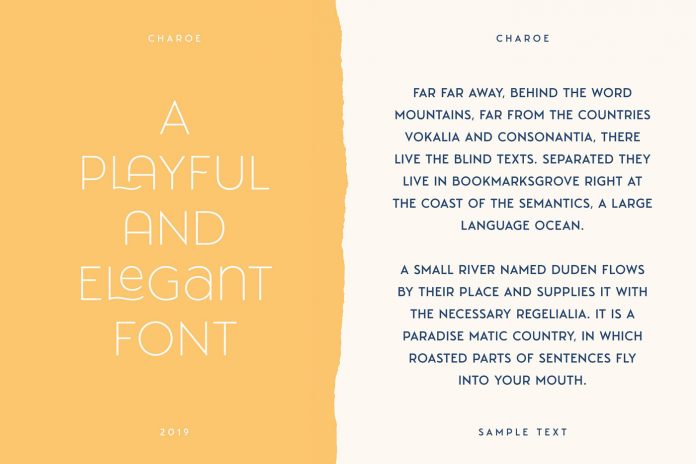 Charoe typeface plus extras by Tobias Saul