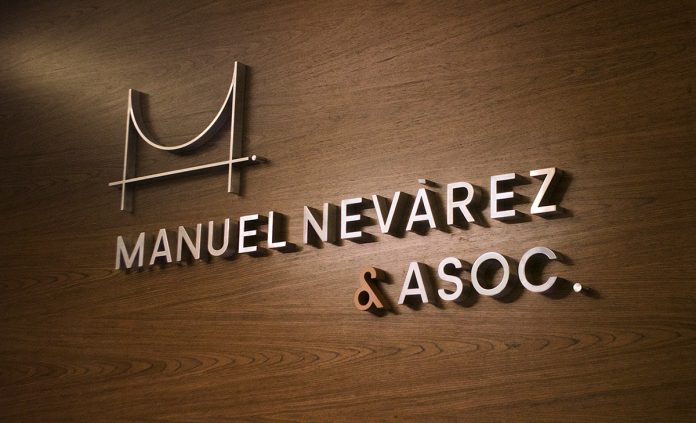 Manuel Nevárez - law and finance firm branding by Firmalt Agency.