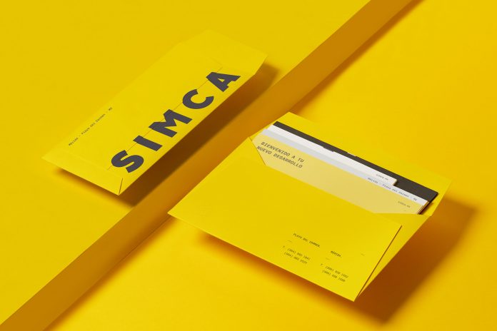 SIMCA branding by studio Futura.