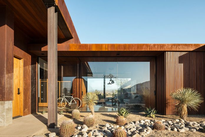 Desert Palisades Guardhouse by Studio AR&D Architects.