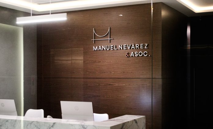 Manuel Nevárez - law and finance firm branding by Firmalt Agency.