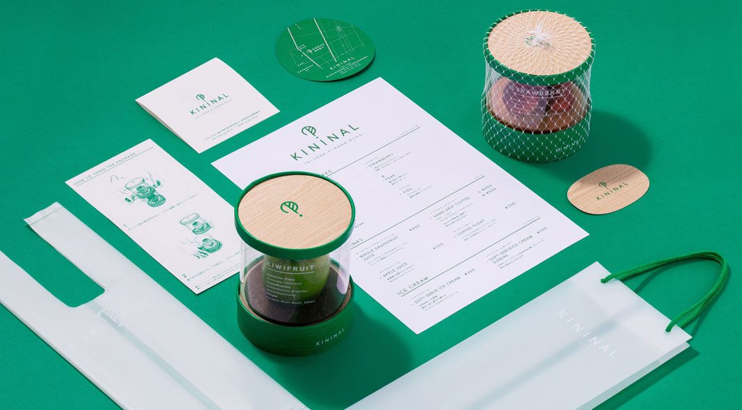 KININAL - cafe and cake shop branding by NOSIGNER.