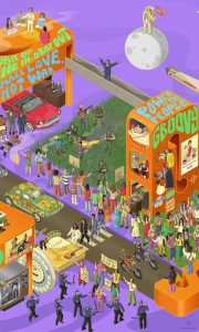 Swinging Sixties Illustration by Akber Ahmed