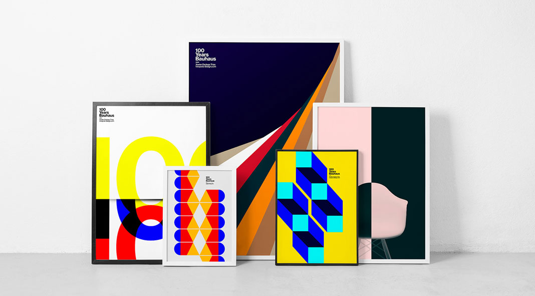 Bauhaus Tribute Posters by Xavier Esclusa Trias