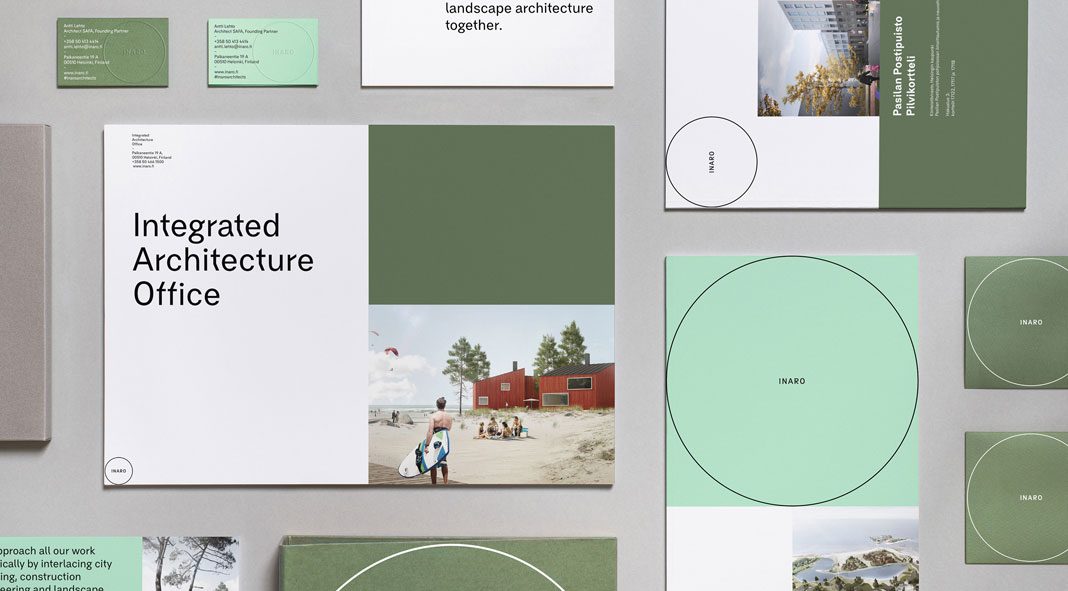 Inaro Architects branding by studio Werklig