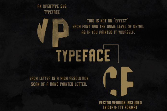 Vintage SVG fonts bundle and logo templates from Hustle Supply Co.