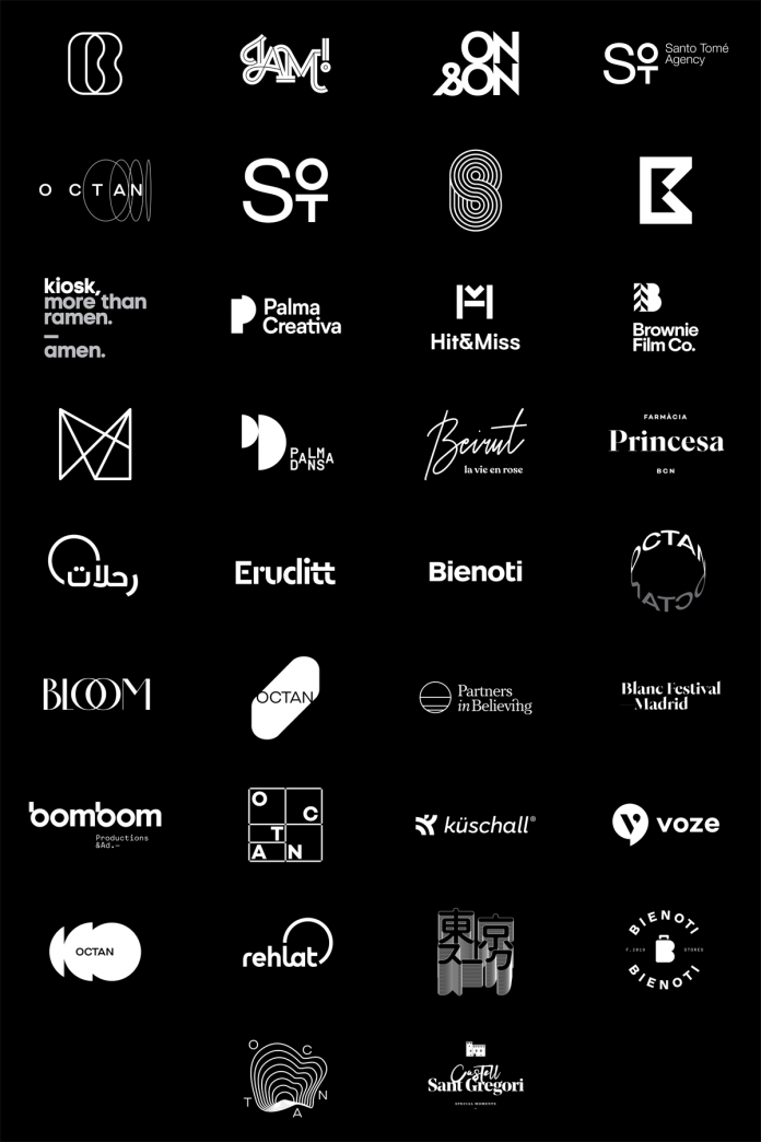 Logo design inspiration - graphics from 2018 and 2019 by graphic designer Quim Marin