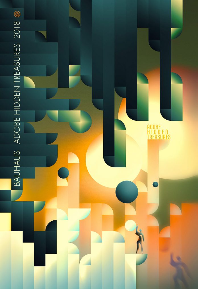 A tribute to Bauhaus - Adobe Hidden Treasures poster by W. Flemming