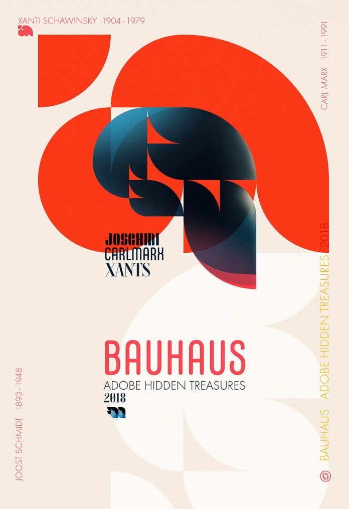 A tribute to Bauhaus - Adobe Hidden Treasures poster by W. Flemming
