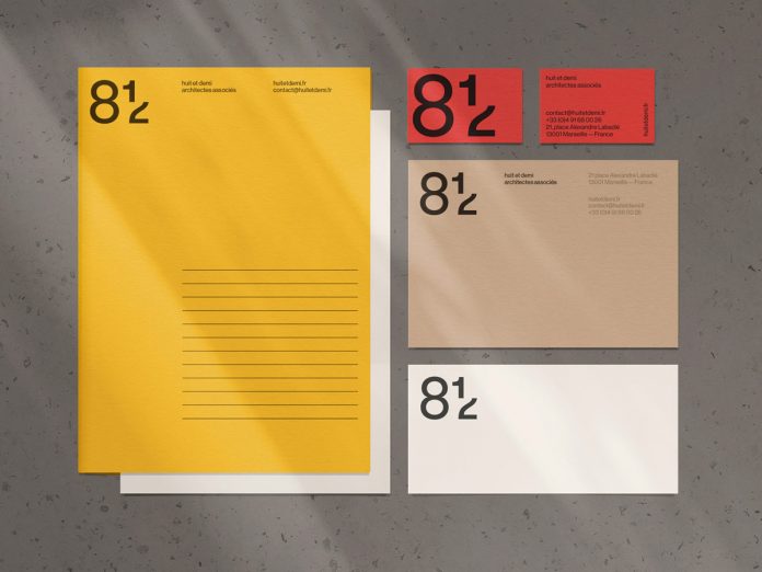 8 1/2 architectural firm branding by Avant Post.