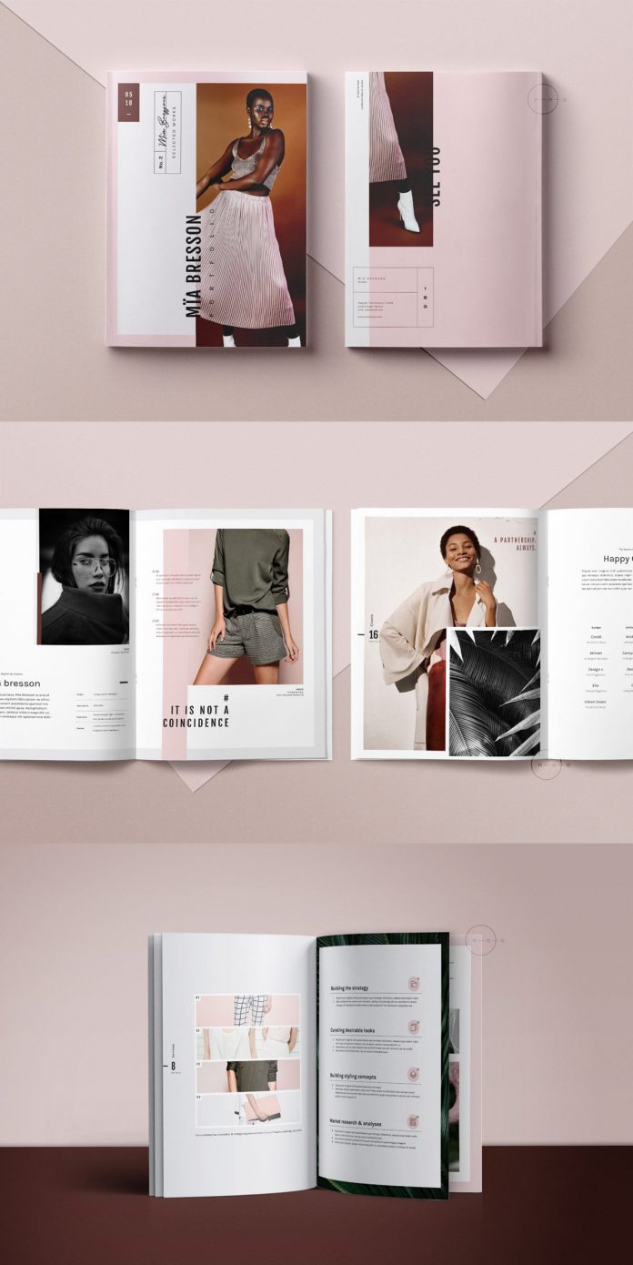 Adobe InDesign portfolio and catalog template.