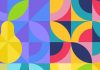 Organic Squares Patterns: 30 seamless vector graphics