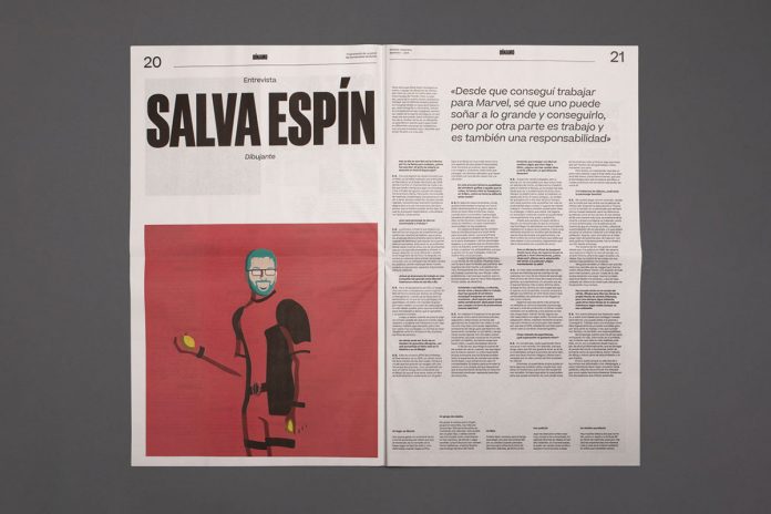 DÍNAMO publication—editorial design and illustration by Rubio & del Amo