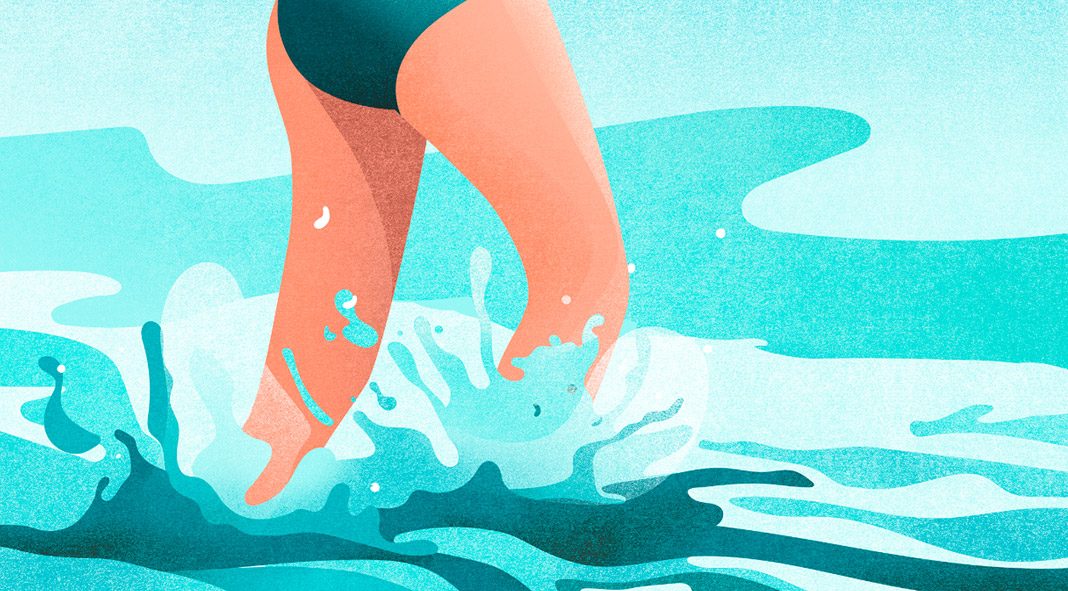 Siempre Playa, an illustration project by Violeta Hernández, Kitty Ramos, Malika Favre, and studio Futura.