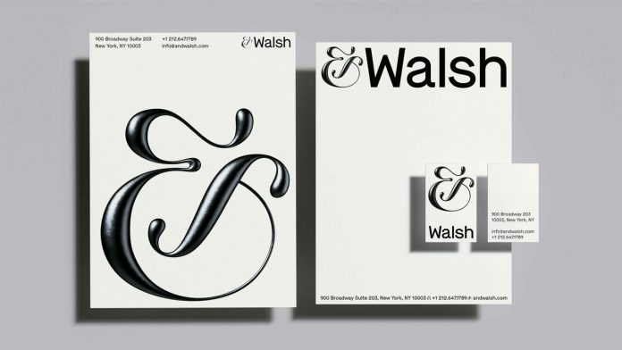 &Walsh brand identity