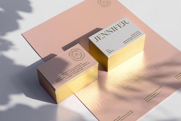 Graphic design and branding by Mubien Studio and Workshop Built Inc for Jennifer, a luxury residential real estate agent.