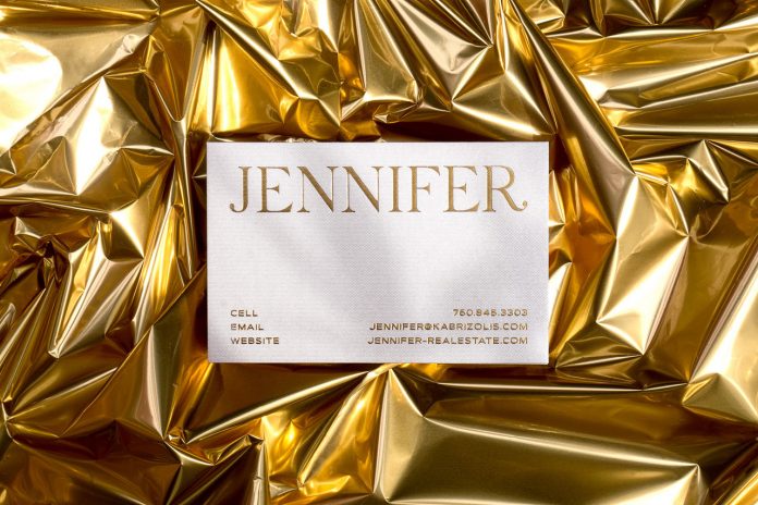 Graphic design and branding by Mubien Studio and Workshop Built Inc for Jennifer, a luxury residential real estate agent.