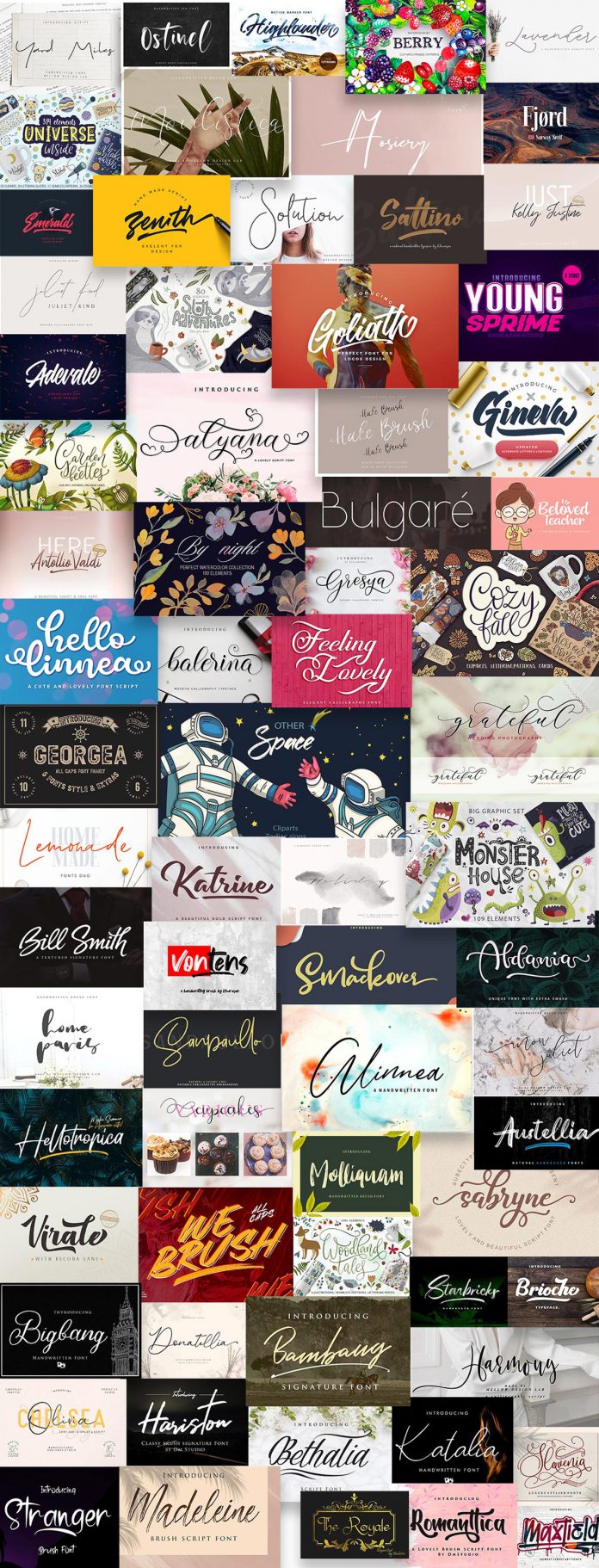99 Fonts and 1000+ Graphics