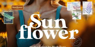 MADE Sunflower serif display font from MadeType.