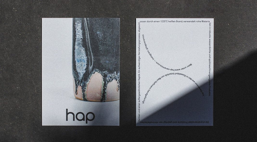 Graphic design and branding by studio Abracradama for Hap Ceramics