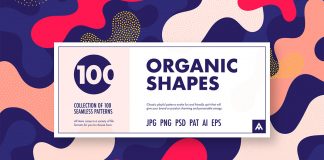 Organic Shapes: 100 seamless patterns collection by Arseny Samolevsky