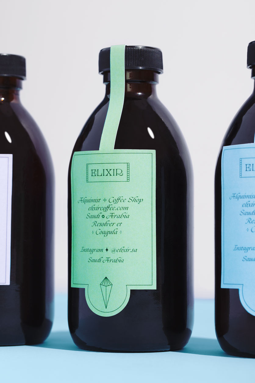 Elixir Studio Graphics Design Elixir Coffee Brand Identity by Graphic Design Studio Futura