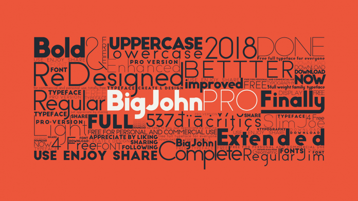 Big John Pro free fonts