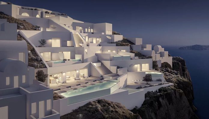 SAINT HOTEL, Oia Santorini, Greece, 2016-2019 by Kapsimalis Architects