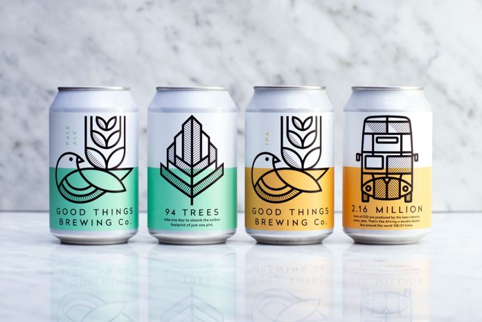 Branding and packaging by studio Horse for the world's most sustainable brewery.
