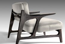 Miles armchair by interior design studio OKHA