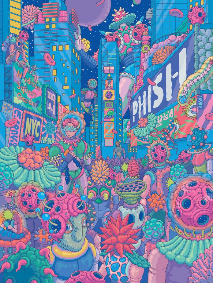PHISH―MSG concert poster