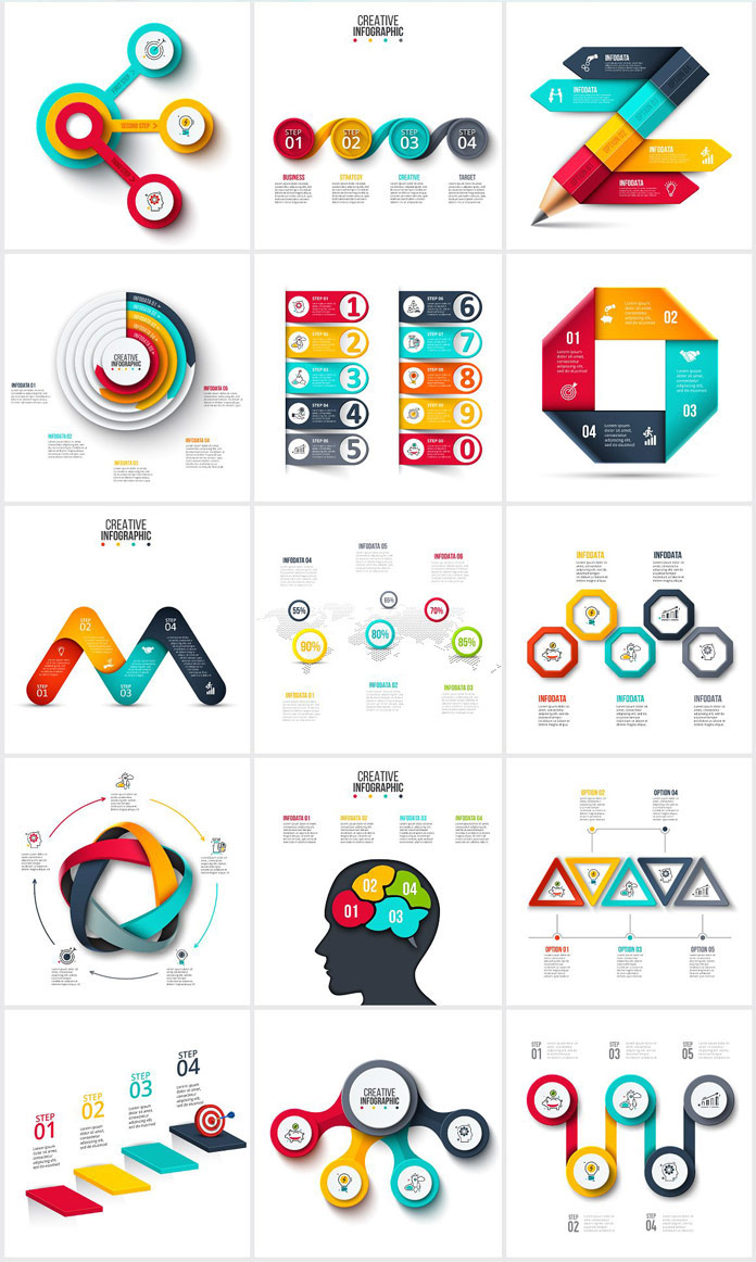 2800 Highly Professional Infographic Templates