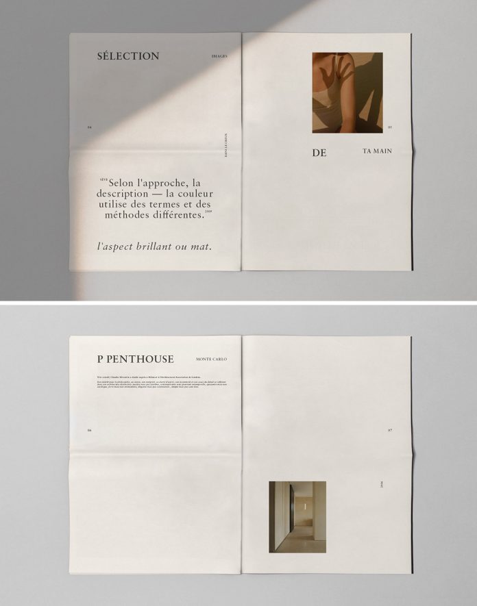 Beige De Couleur - editorial design by Kévin Magalhaes