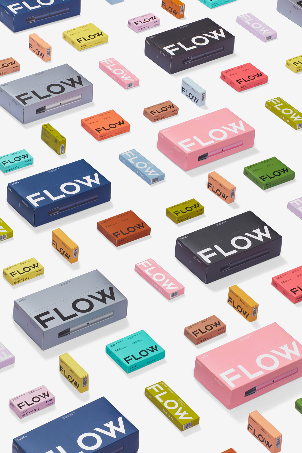 FLOW Brand Identity by A Black Cover Design Inc.