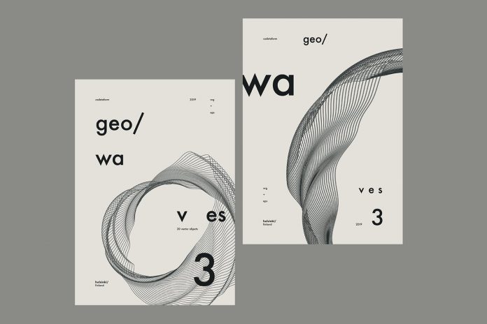GEO/WAVES 3: download abstract vector graphics designed by studio codetoform.