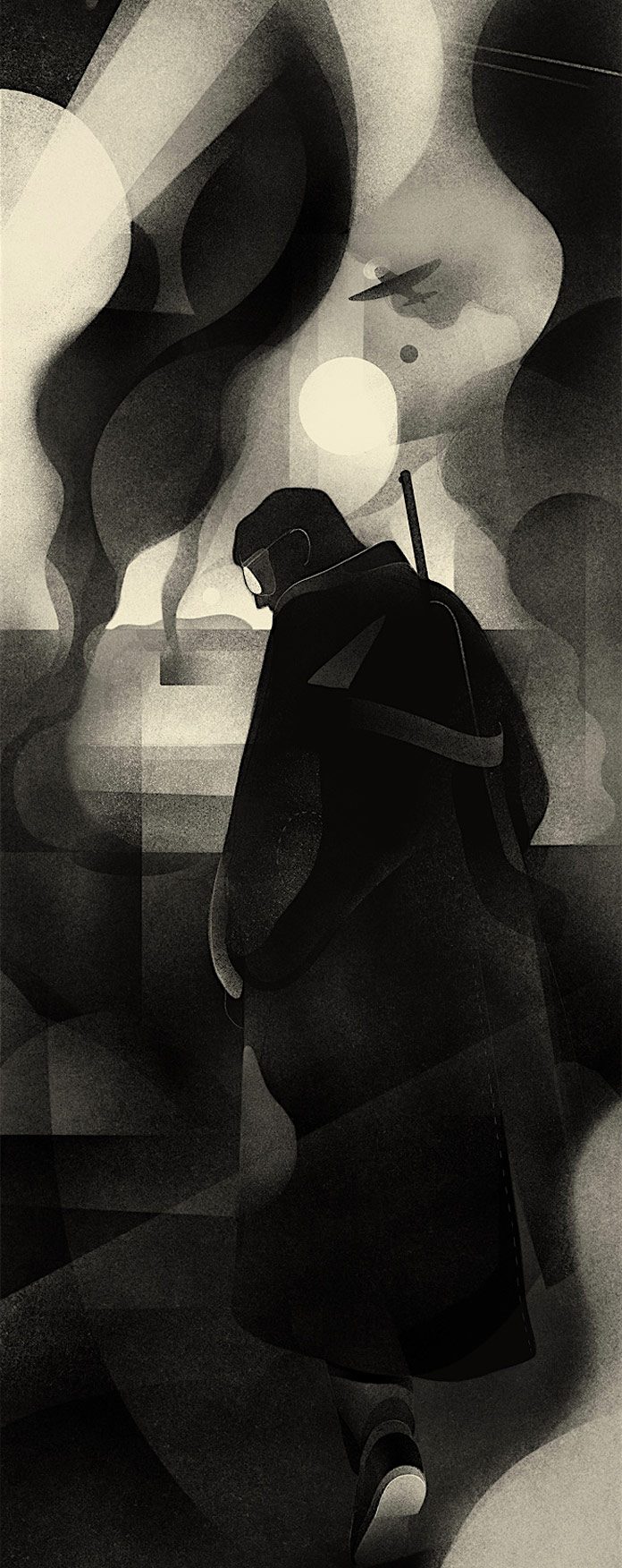 The Nightmare, an illustration by Karolis Strautniekas.